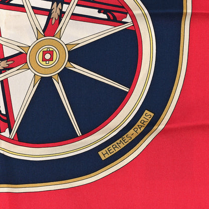 Hermes Silk Washington's Carriage Scarf 65 2 of 3