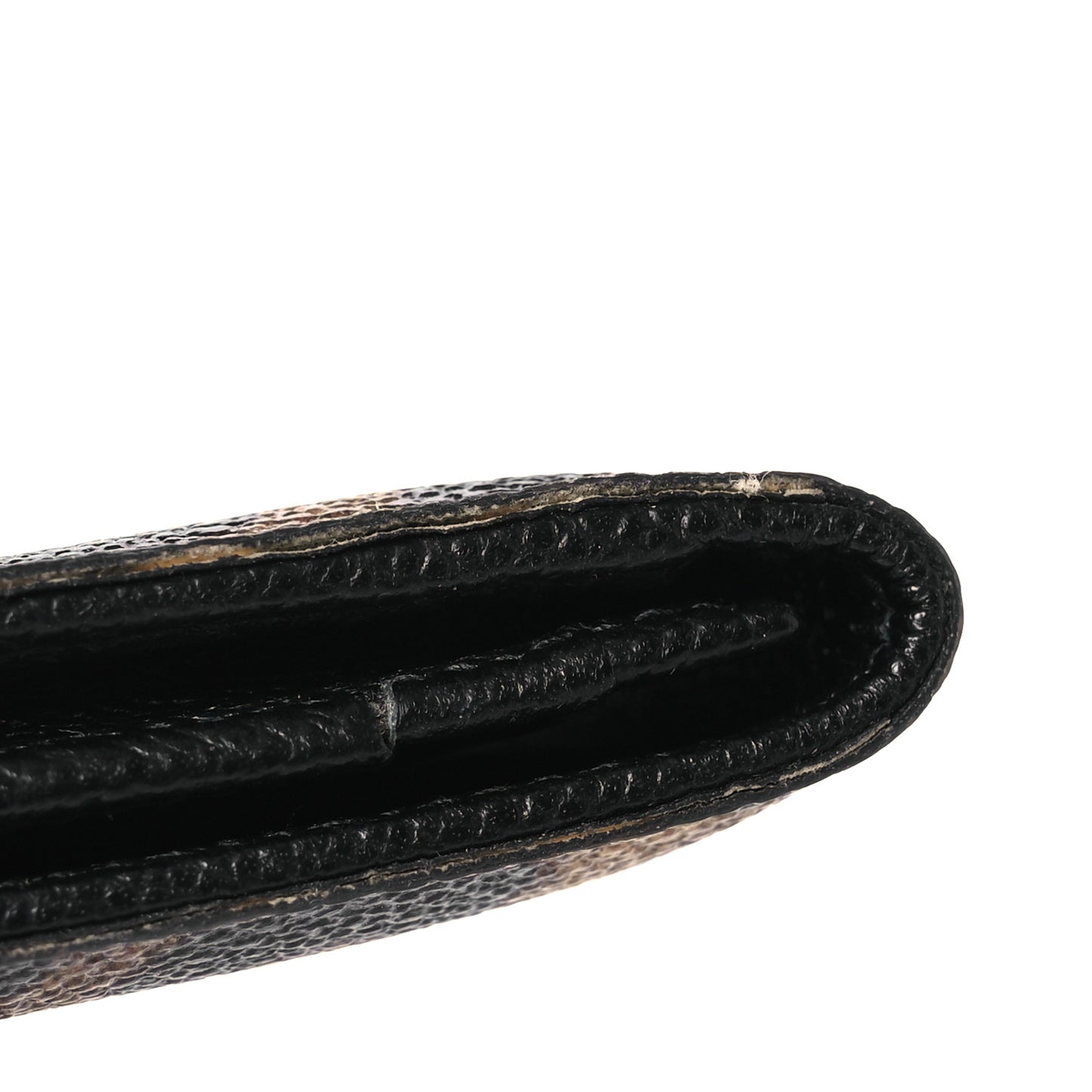 Dauphine Leopard Print Flap Card Holder