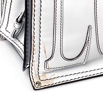 Loewe Calfskin Medium Shopping Tote White 14 of 15