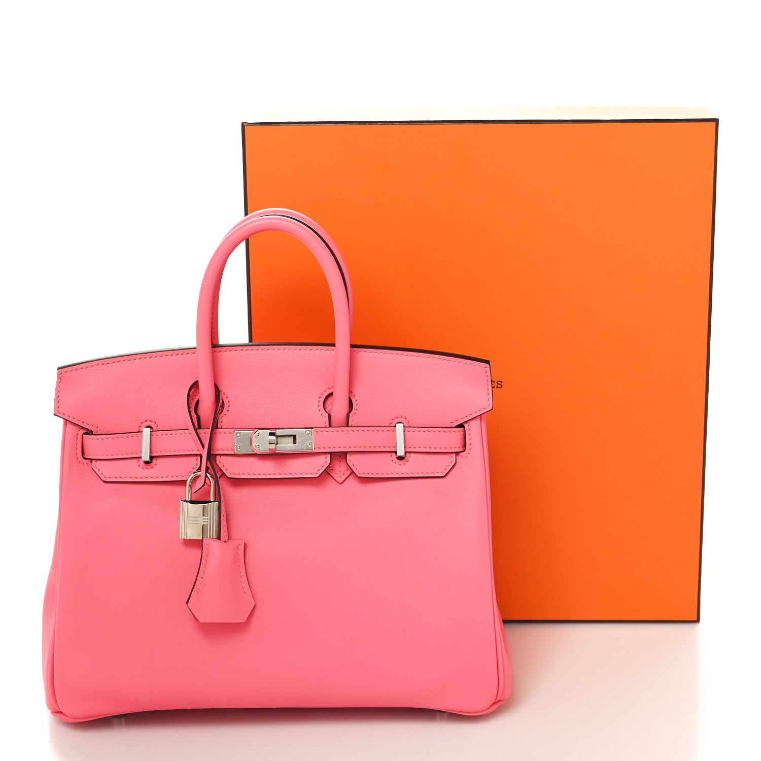Hermes Swift Birkin 25 Rose Azalee 12 of 12