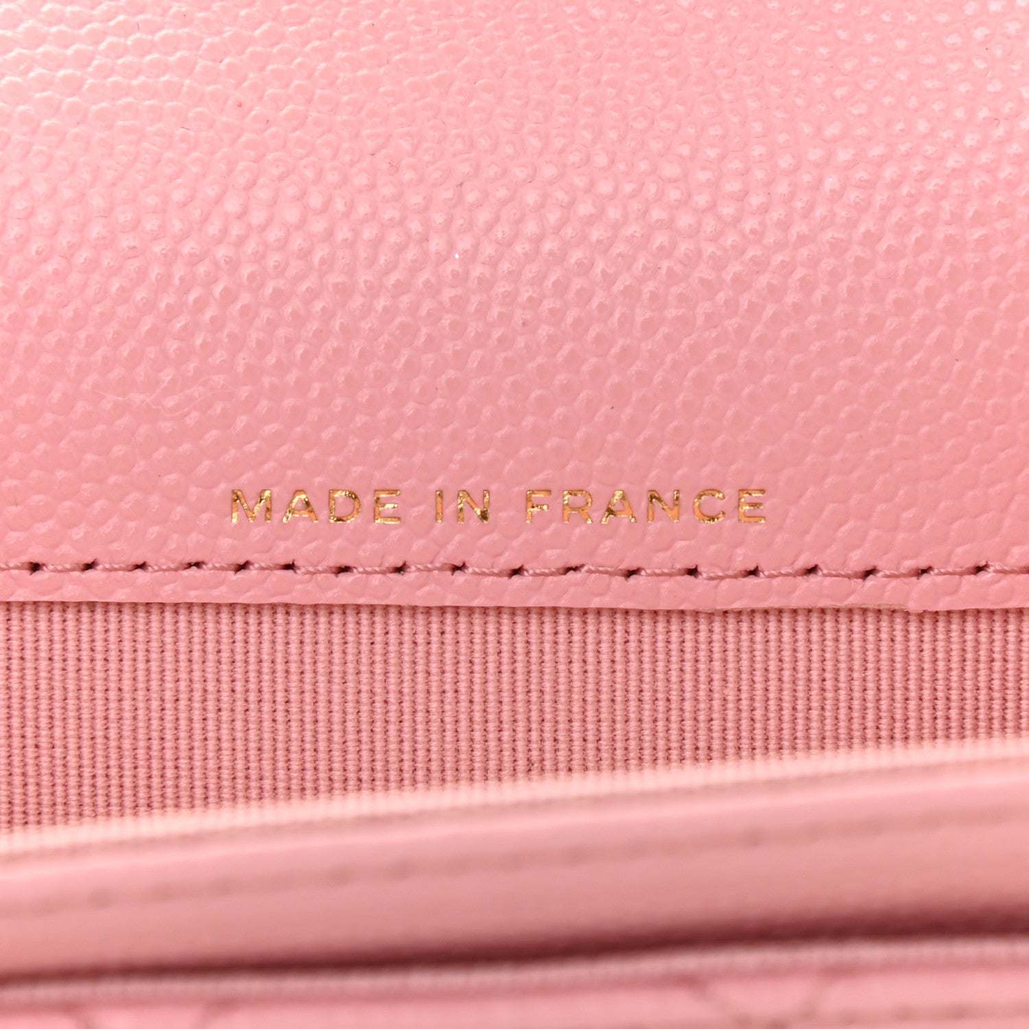 Chanel Caviar Quilted Flap Card Holder Wallet Light Pink 7 of 10