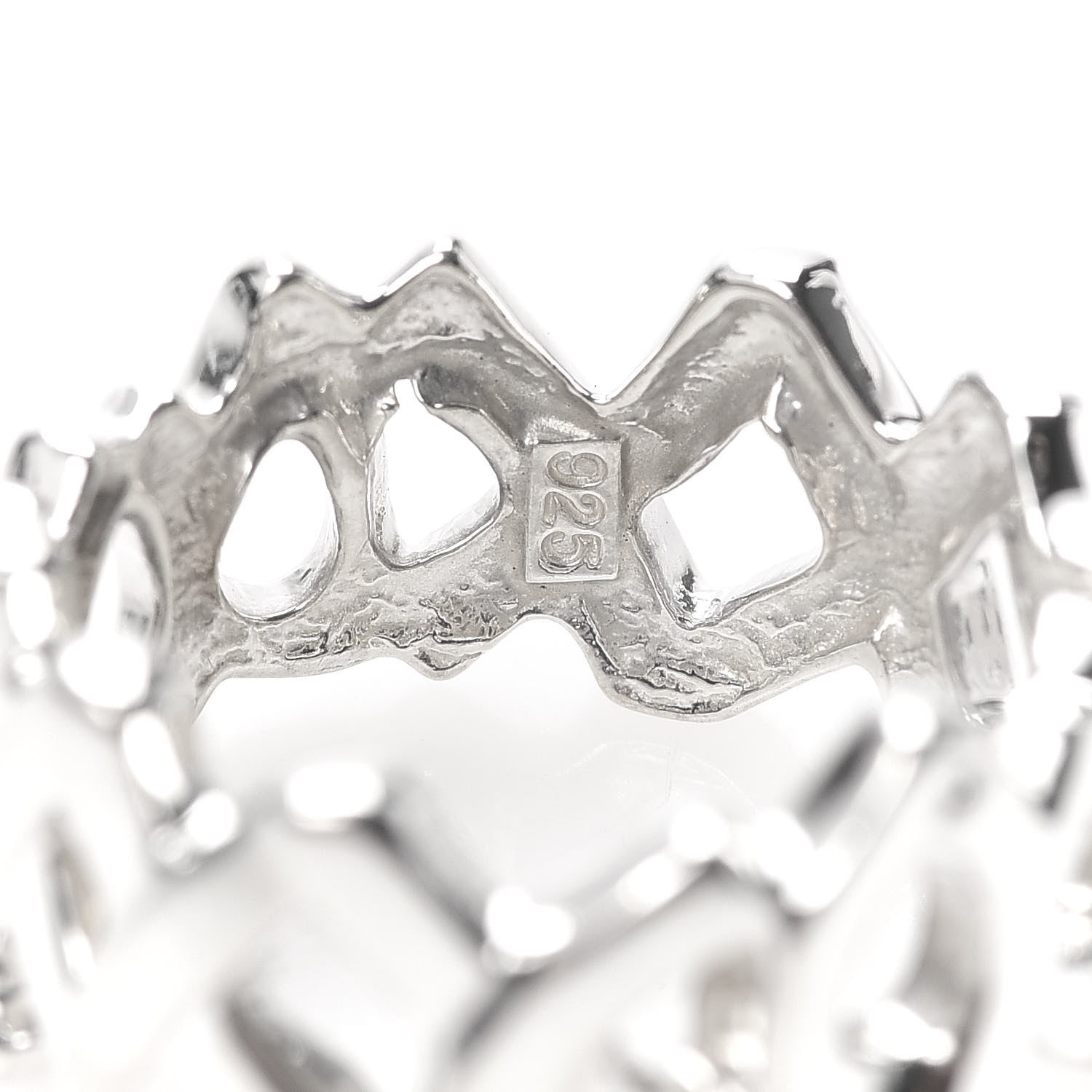 Tiffany Sterling Silver Paloma Picasso Love Kisses Ring 52 6 4 of 5