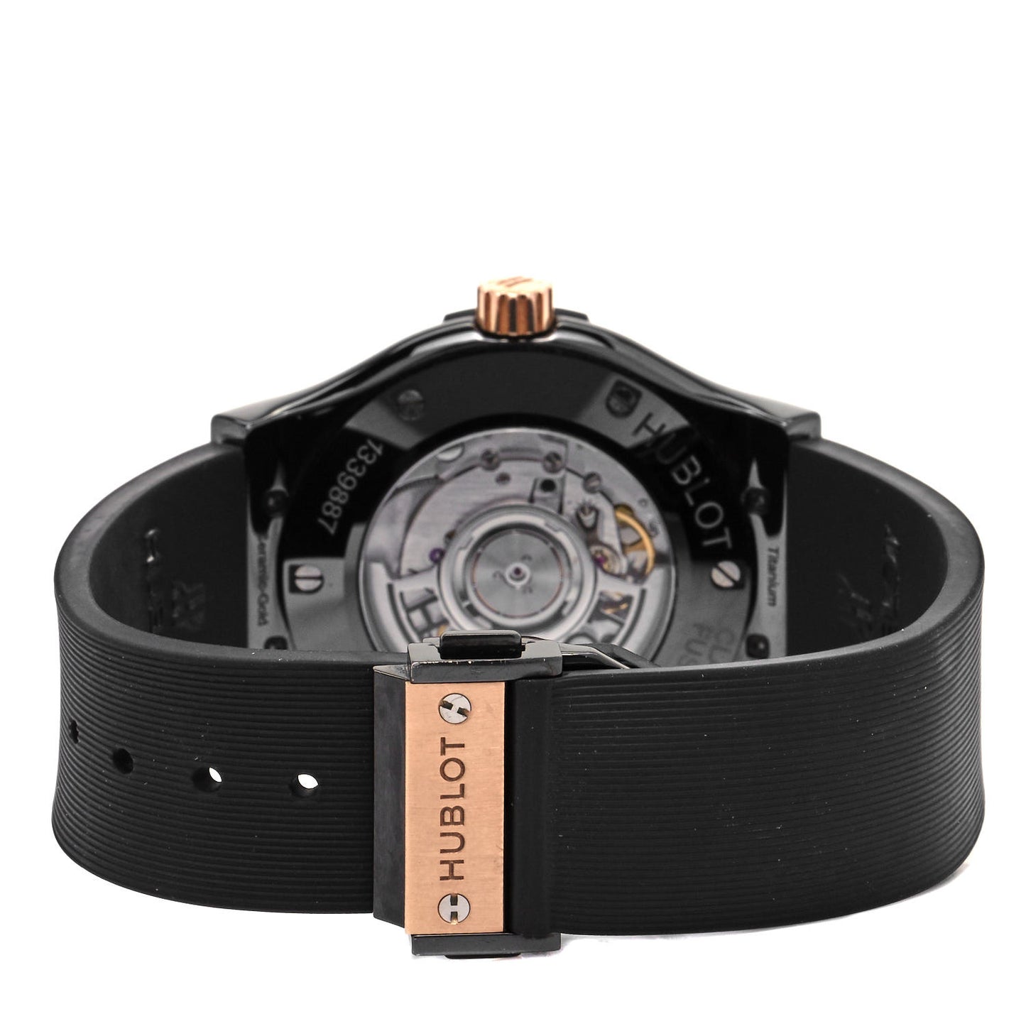 Ceramic Carbon 18K Rose Gold 42mm Classic Fusion Black Magic Automatic Watch Black 542.CO.1781.RX