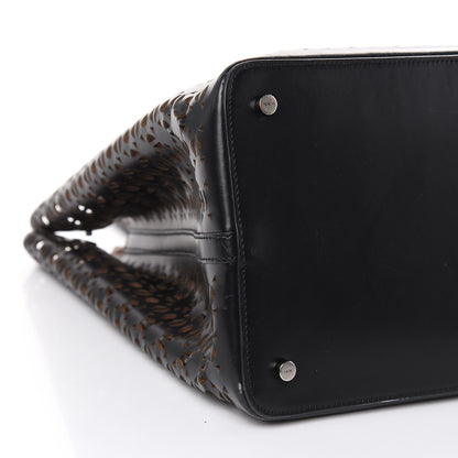 Alaia Calfskin Laser Cute Mina 32 Bag Black 8 of 14