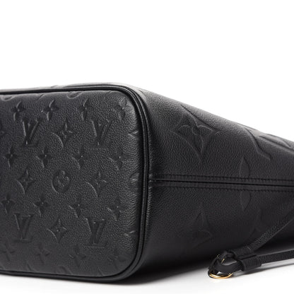 Louis Vuitton Empreinte Monogram Giant Neverfull MM Black 7 of 9