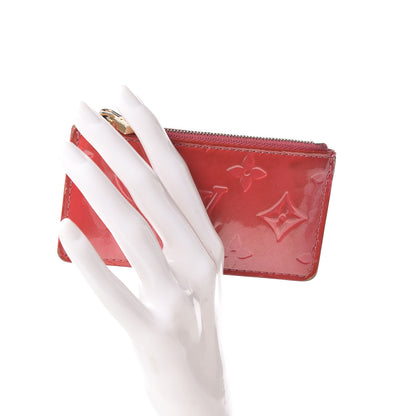 Louis Vuitton Vernis Key Pouch Framboise 2 of 12