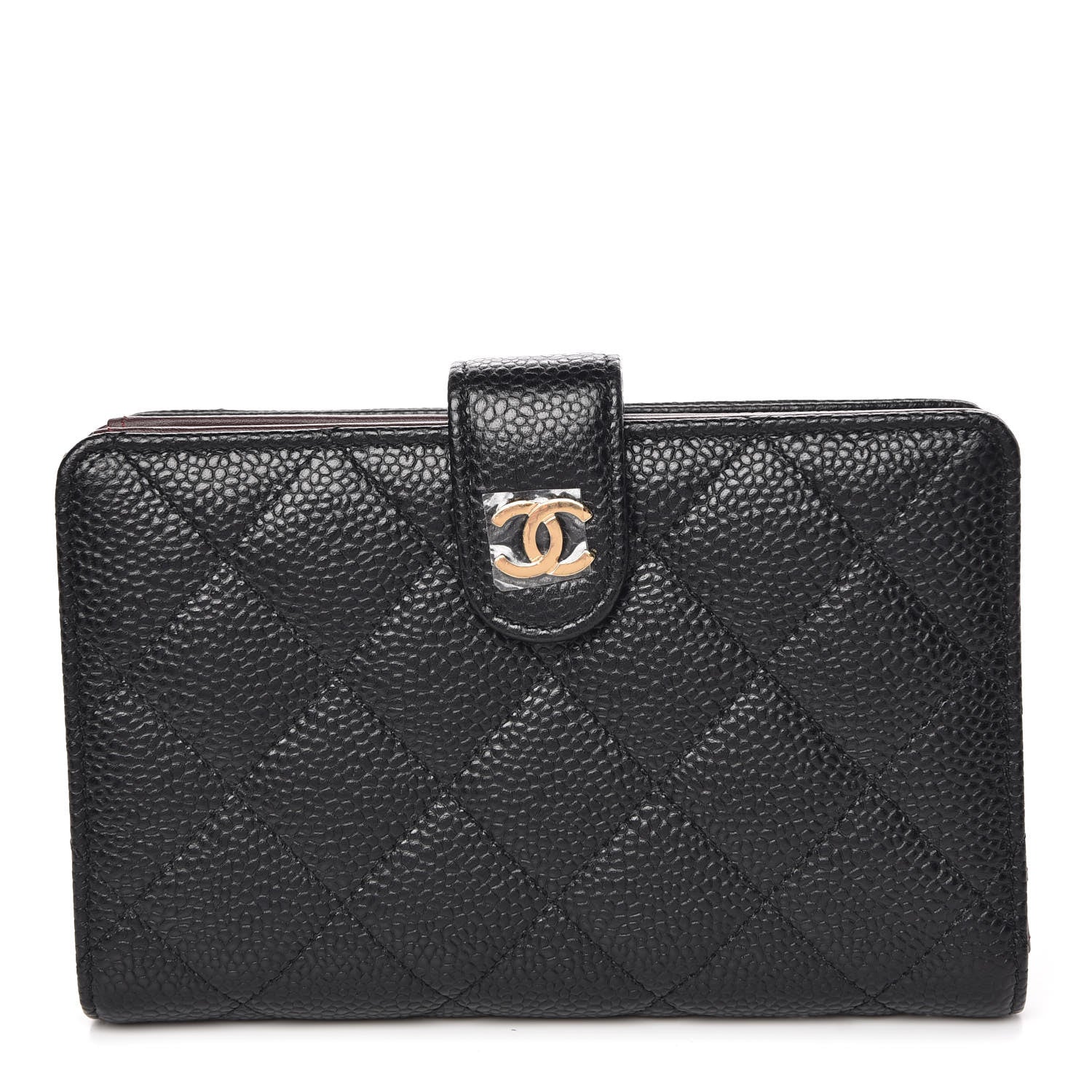 Chanel Caviar Quilted Zipped Pocket Wallet Black 1 of 10