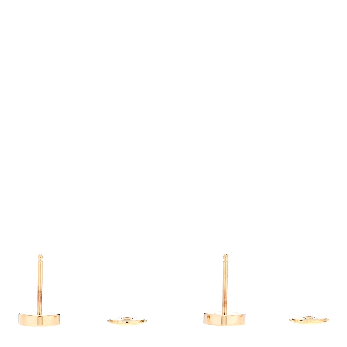18K Yellow Gold LOVE Earrings