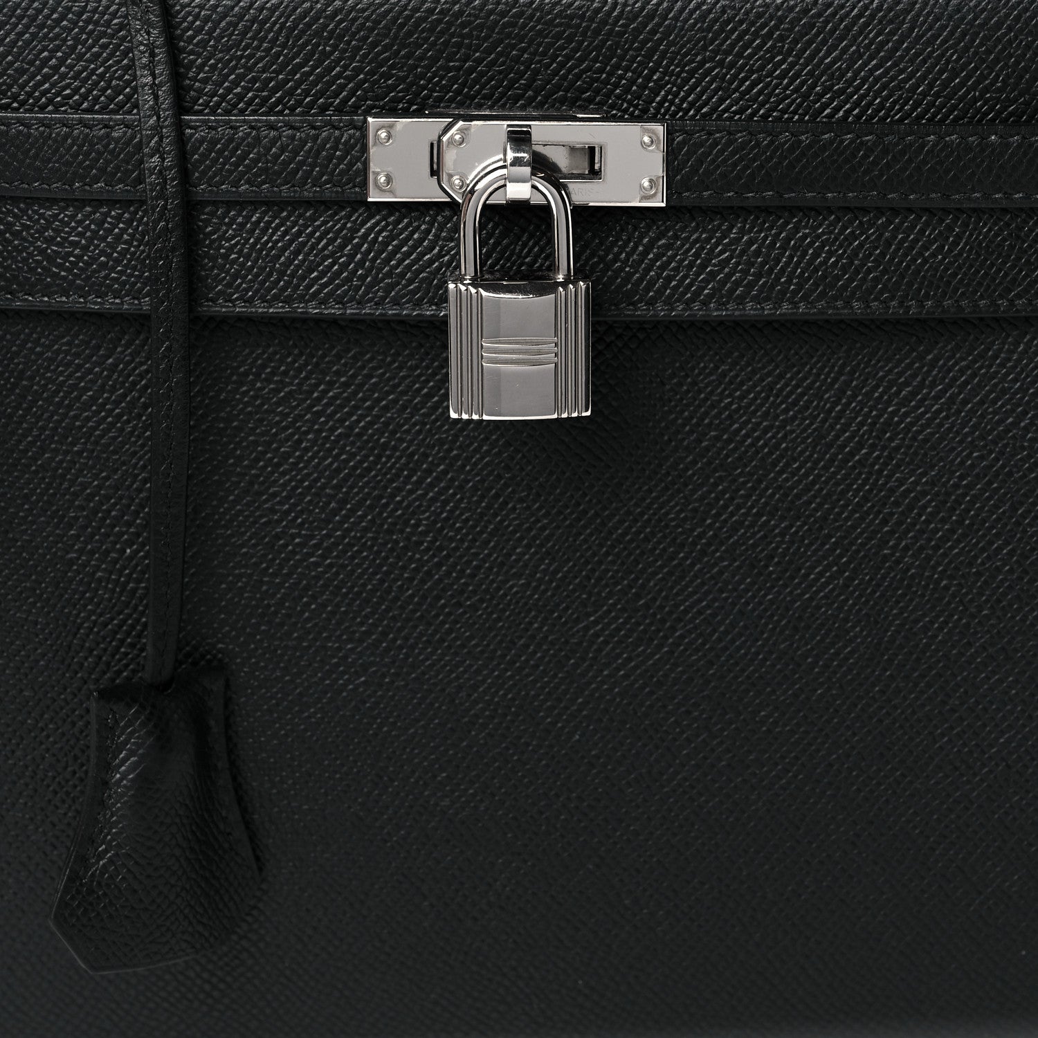 Hermes Epsom Kelly Sellier 25 Black 8 of 10