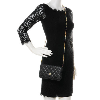 Chanel Caviar Wallet on Chain WOC Black 2 of 9