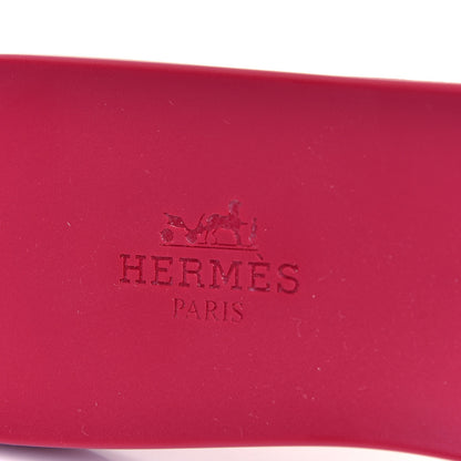 Hermes Rubber Aloha Sandals 38 Rose Baie 9 of 10