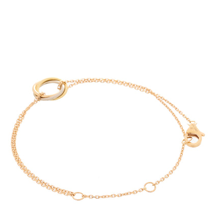 Cartier 18K Pink Yellow White Gold Trinity Bracelet 2 of 5