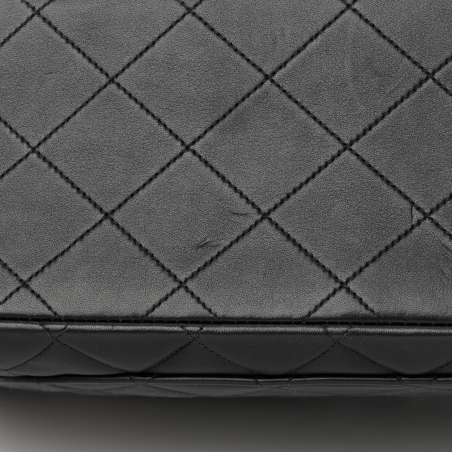 Chanel Lambskin Quilted XL Jumbo Single Flap Black 14 of 17