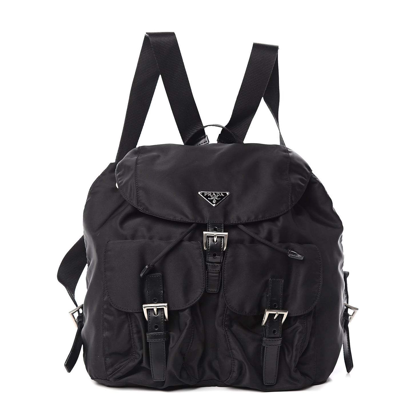 Nylon Vela Medium Backpack Black