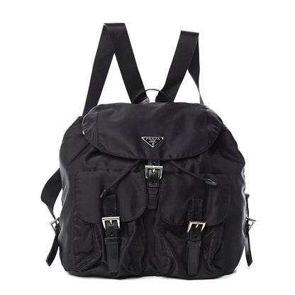 Prada Nylon Vela Medium Backpack Black 1 of 10