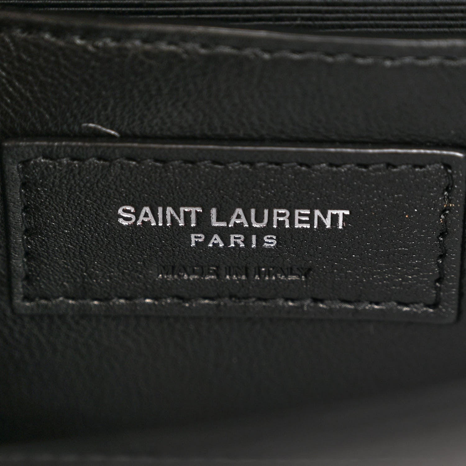 Saint Laurent Grain De Poudre Textured Mixed Matelasse Triquilt Small Monogram Satchel Black 6 of 10