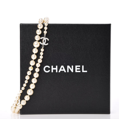 Chanel Pearl CC Long Necklace Gold 7 of 7