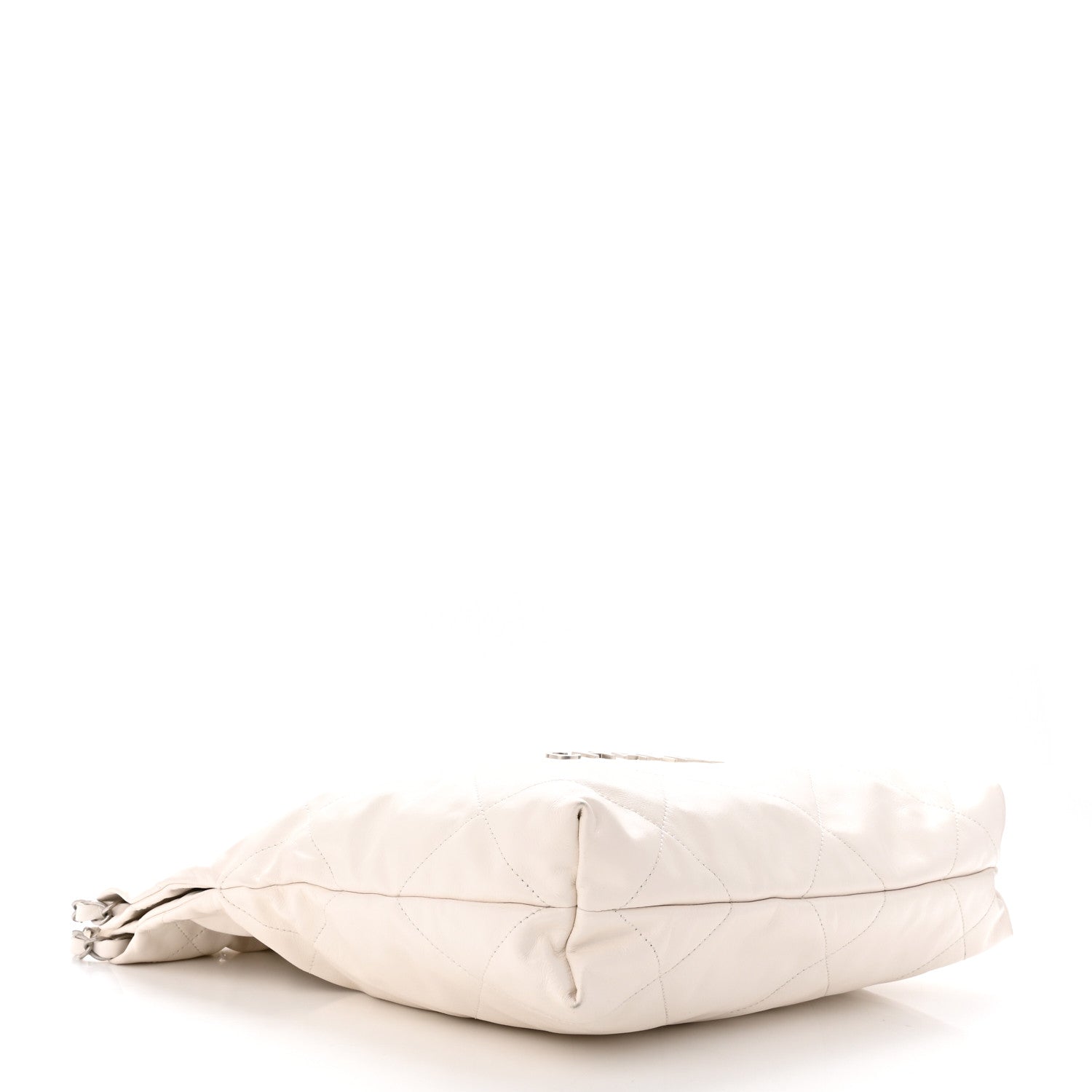 Chanel Shiny Calfskin Quilted Small Chanel 22 White 5 of 11