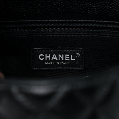 Chanel Caviar Quilted Small Coco Handle Flap So Black 6 of 15