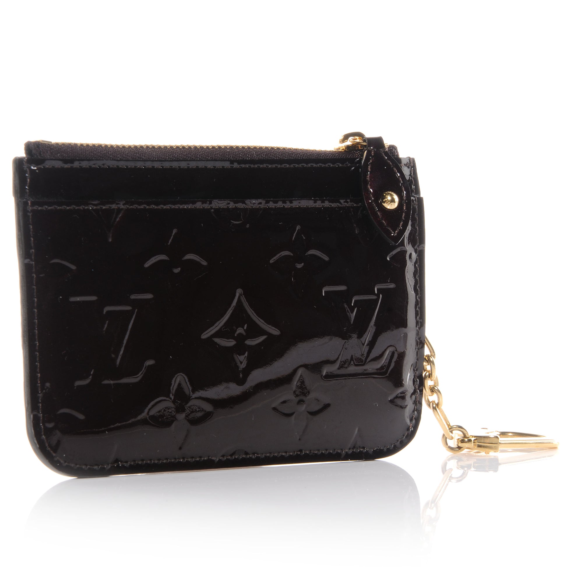 Louis Vuitton Vernis Key Pouch Amarante 3 of 8