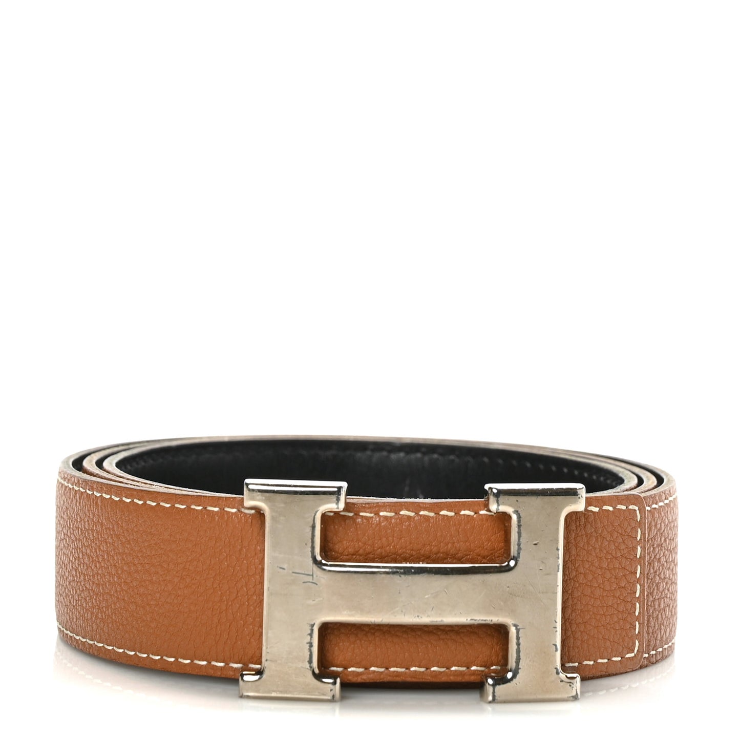Togo Box H Belt 32mm Belt 95 Gold Black