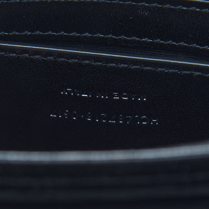 Saint Laurent Velvet Y Quilted Monogram Small Loulou Chain Satchel Black 6 of 12