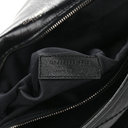 Saint Laurent Crinkled Calfskin Matelasse Monogram Large Niki Chain Satchel Black 7 of 10