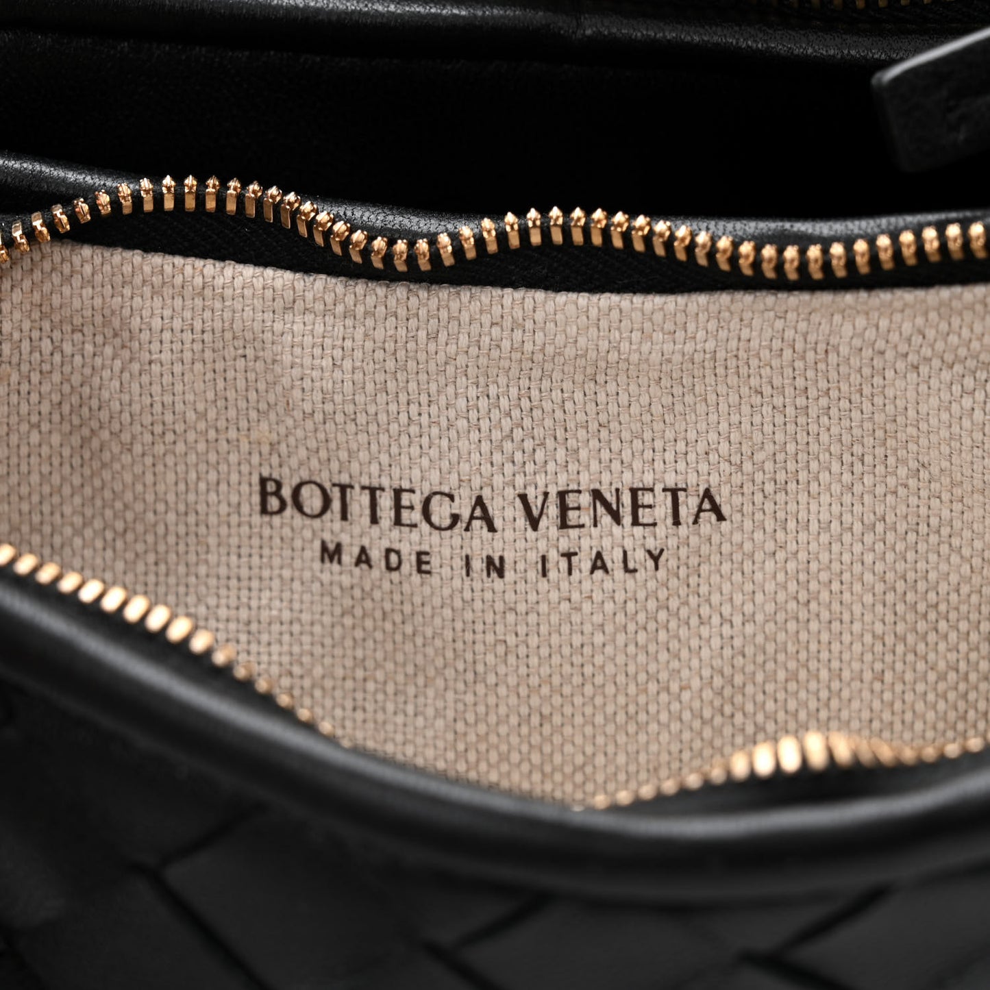 Nappa Intrecciato Small Gemelli Multipocket Bag Black