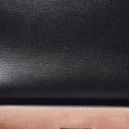 Gucci Calfskin Small Padlock Bamboo Shoulder Bag Black 10 of 10