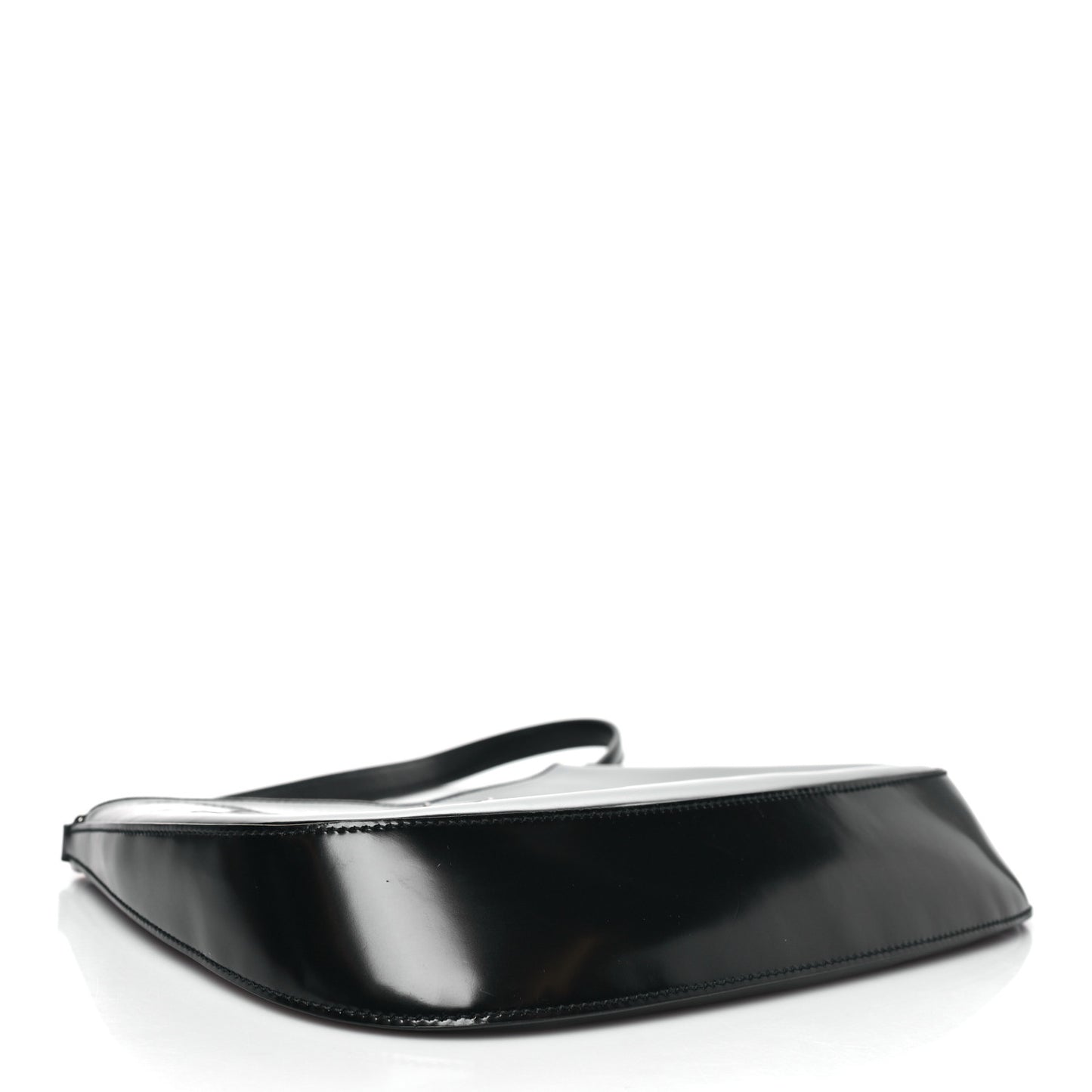 Spazzolato Cleo Shoulder Bag Black