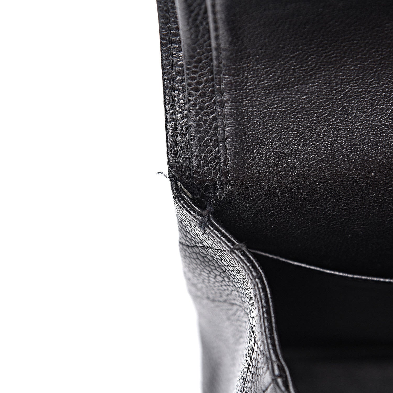 Chanel Caviar Quilted Medium Double Flap Black 10 of 15