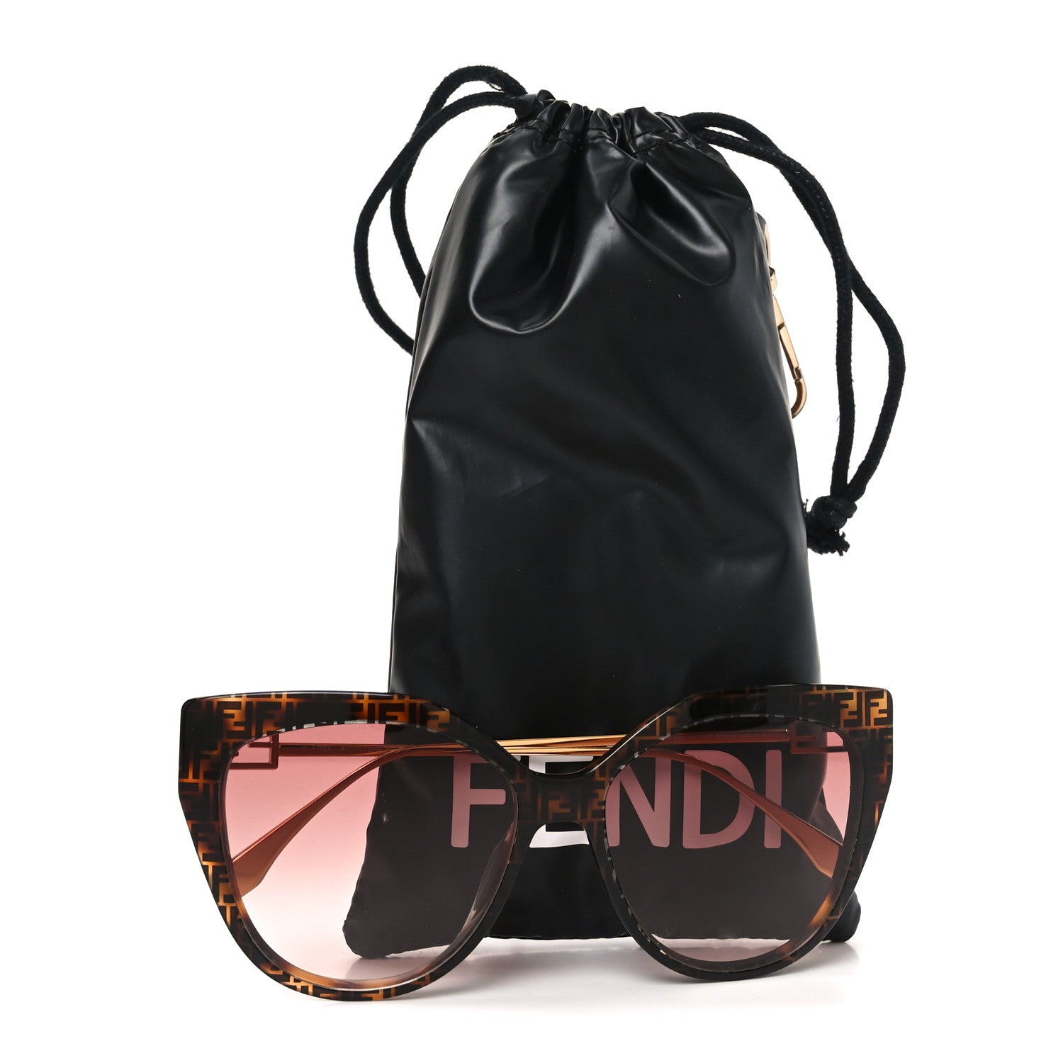 Fendi Acetate Cat Eye Sunglasses FE40011U Tortoise 7 of 7