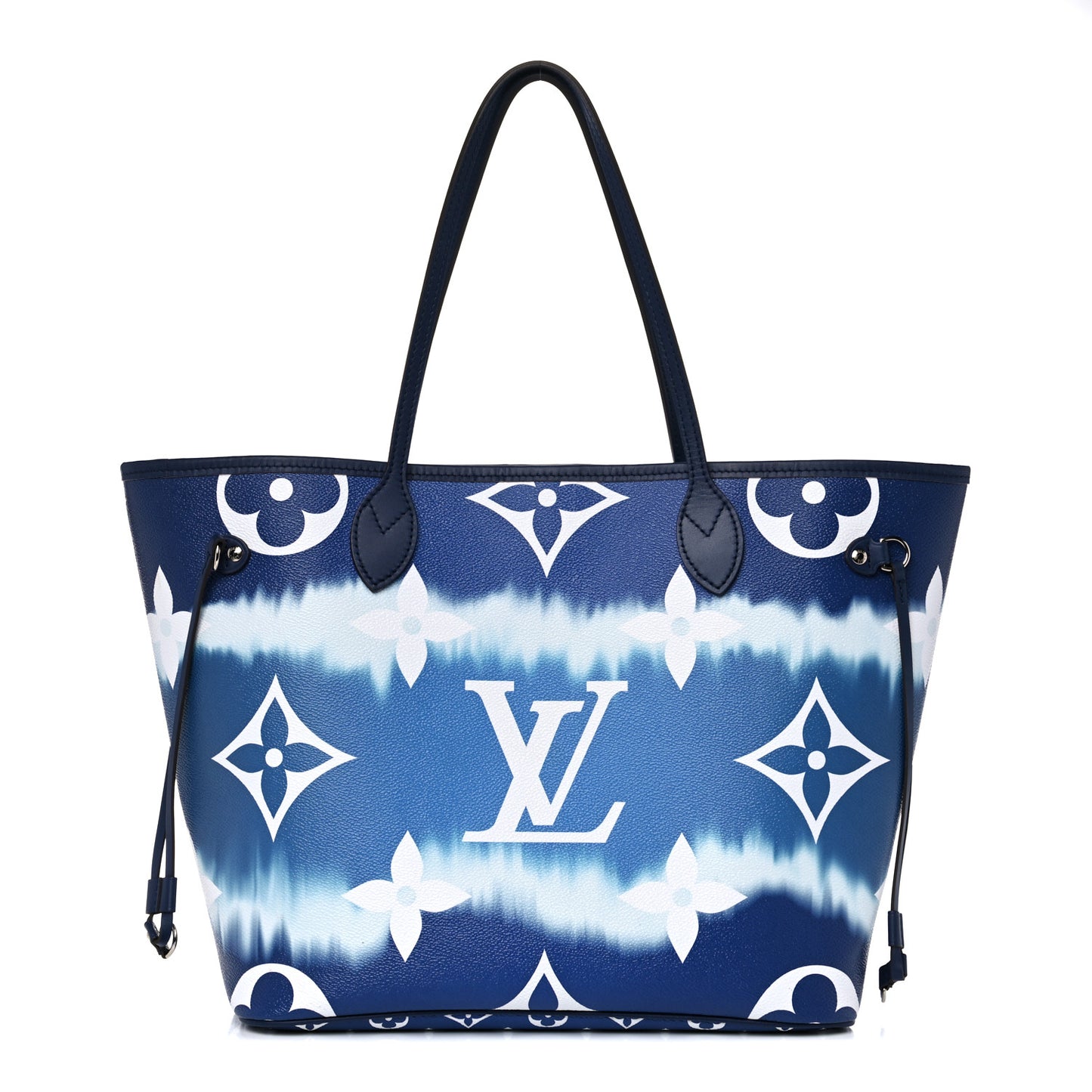 Monogram Escale Neverfull MM Blue