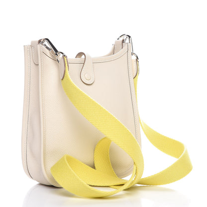 Hermes Epsom Amazone Evelyne TPM Craie Lime 3 of 8