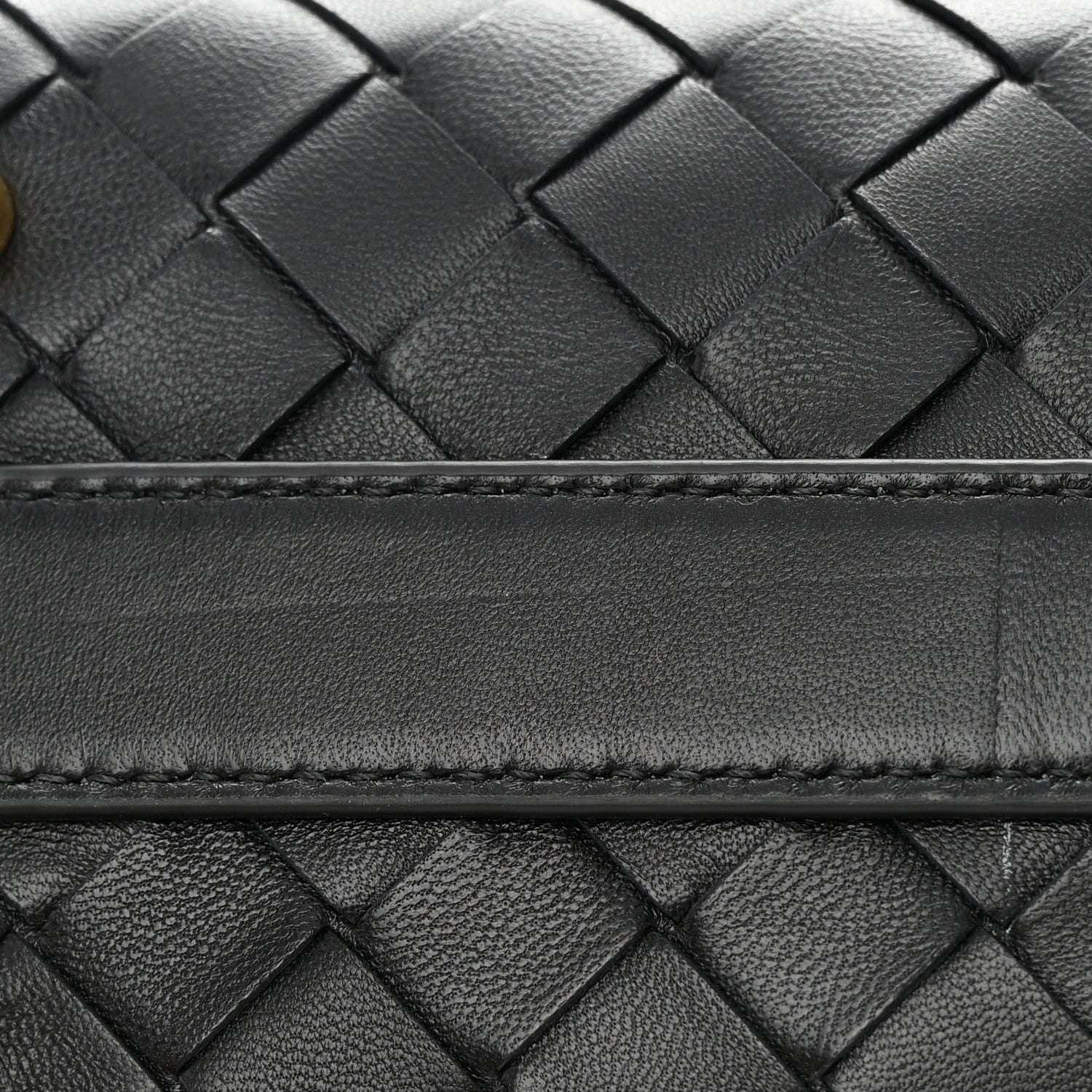 Bottega Veneta Calfskin Nappa Intrecciato Mini Wallace Black 12 of 13