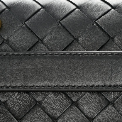 Bottega Veneta Calfskin Nappa Intrecciato Mini Wallace Black 12 of 13