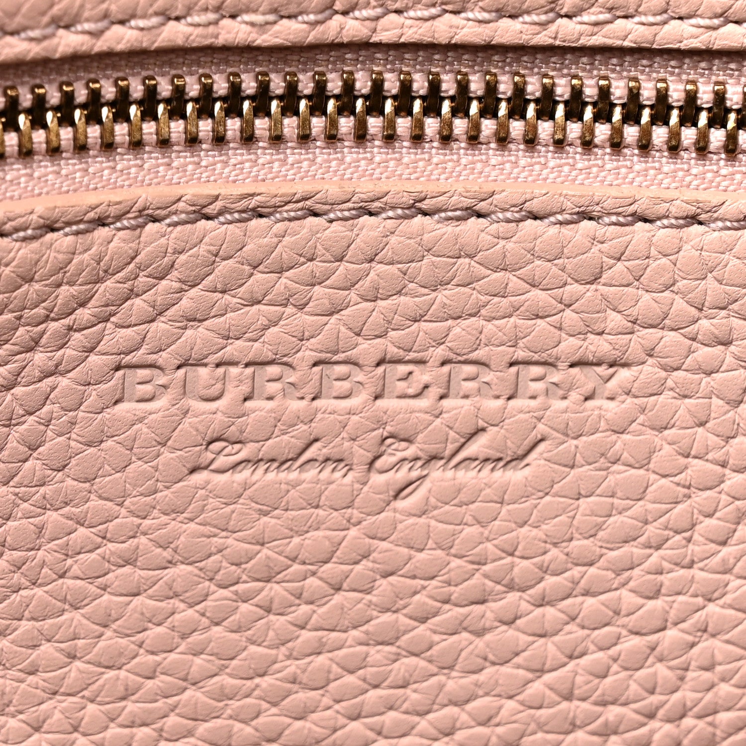 Burberry Grainy Calfskin Remington Tote Pale Ash Rose 6 of 15