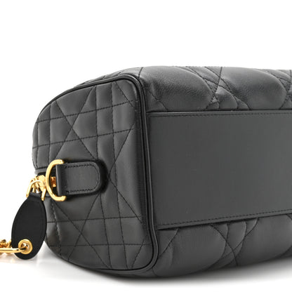 Christian Dior Calfskin Macrocannage Groove 20 Bag Black 10 of 10