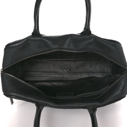 Chanel Caviar Patent Quilted Large Bowler Black 5 of 13