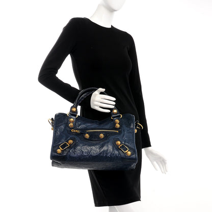 Balenciaga Agneau Giant 21 Gold Hardware City Marine 3 of 9