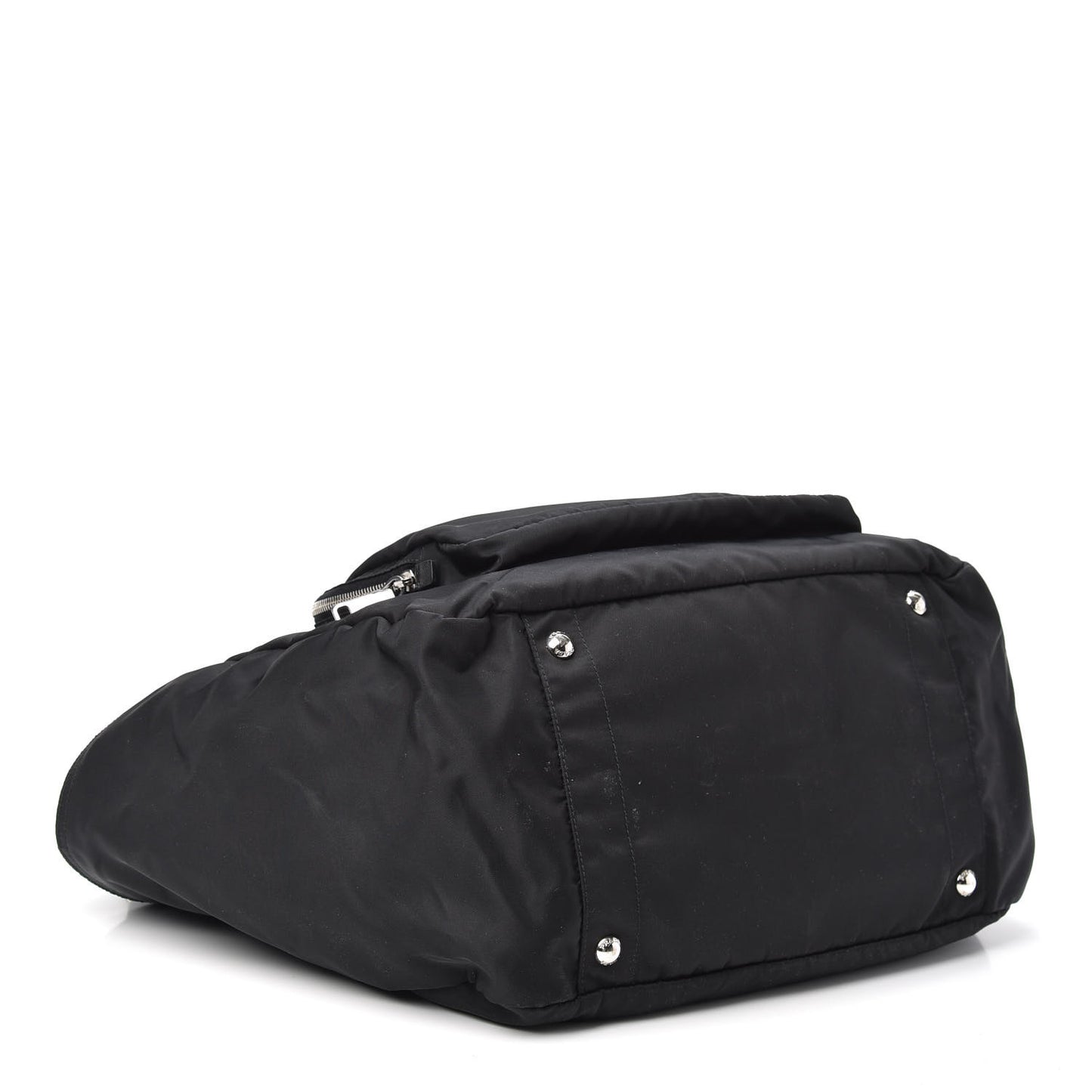 Tessuto Nylon Vela Diaper Bag Black
