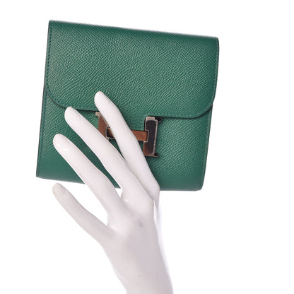 Hermes Epsom Constance Short Wallet Cactus 2 of 6