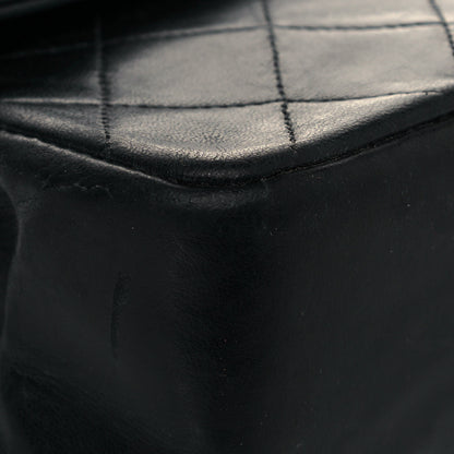 Chanel Lambskin Quilted Medium Double Flap Black 10 of 21
