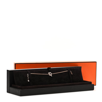 Hermes 18K Rose Gold Diamond Finesse Bracelet ST 4 of 4