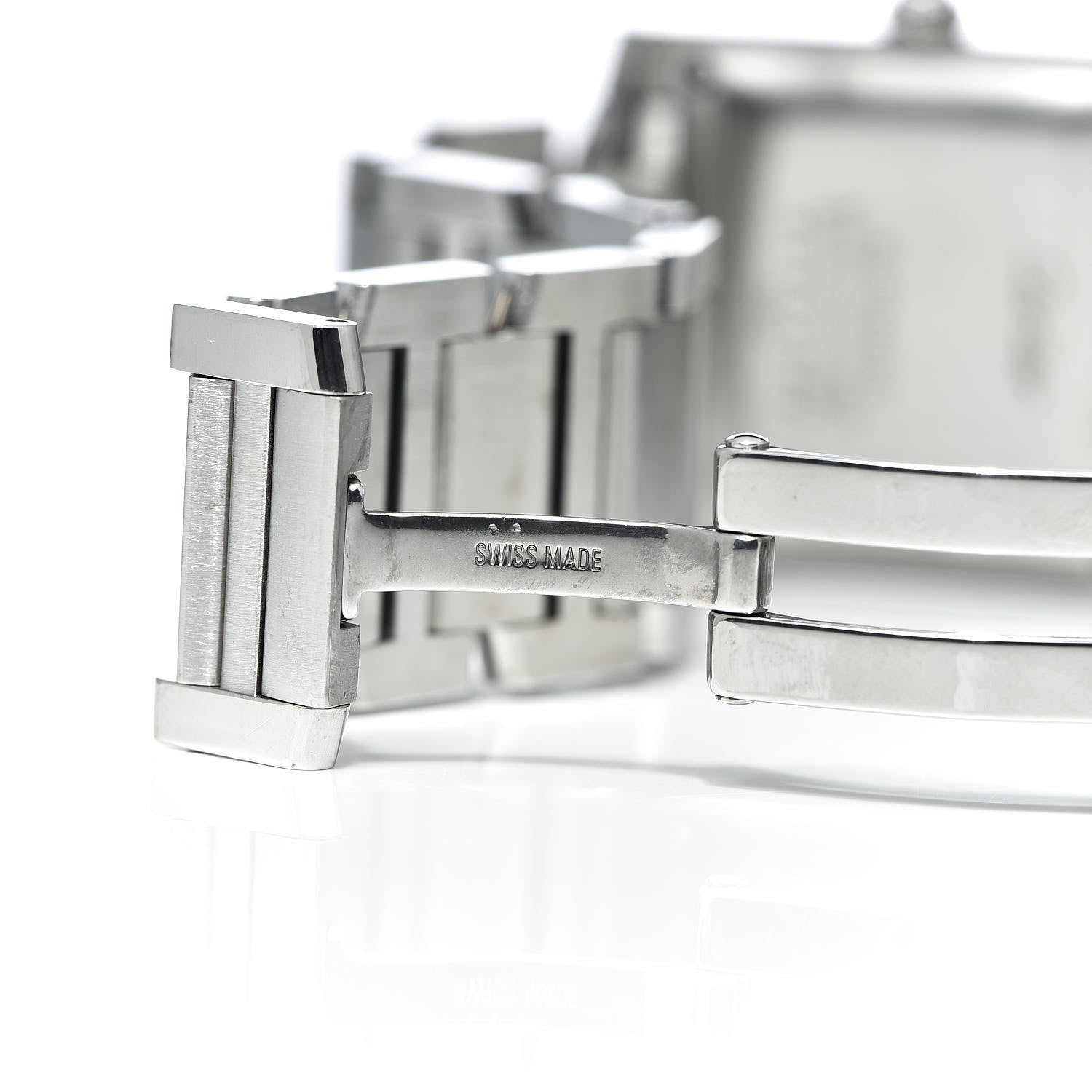 Cartier Stainless Steel 28mm Tank Francaise Automatic Watch 6 of 9