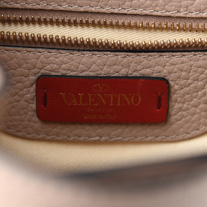 Valentino Garavani Pebbled Calfskin Rockstud Drawstring Backpack Poudre 6 of 13