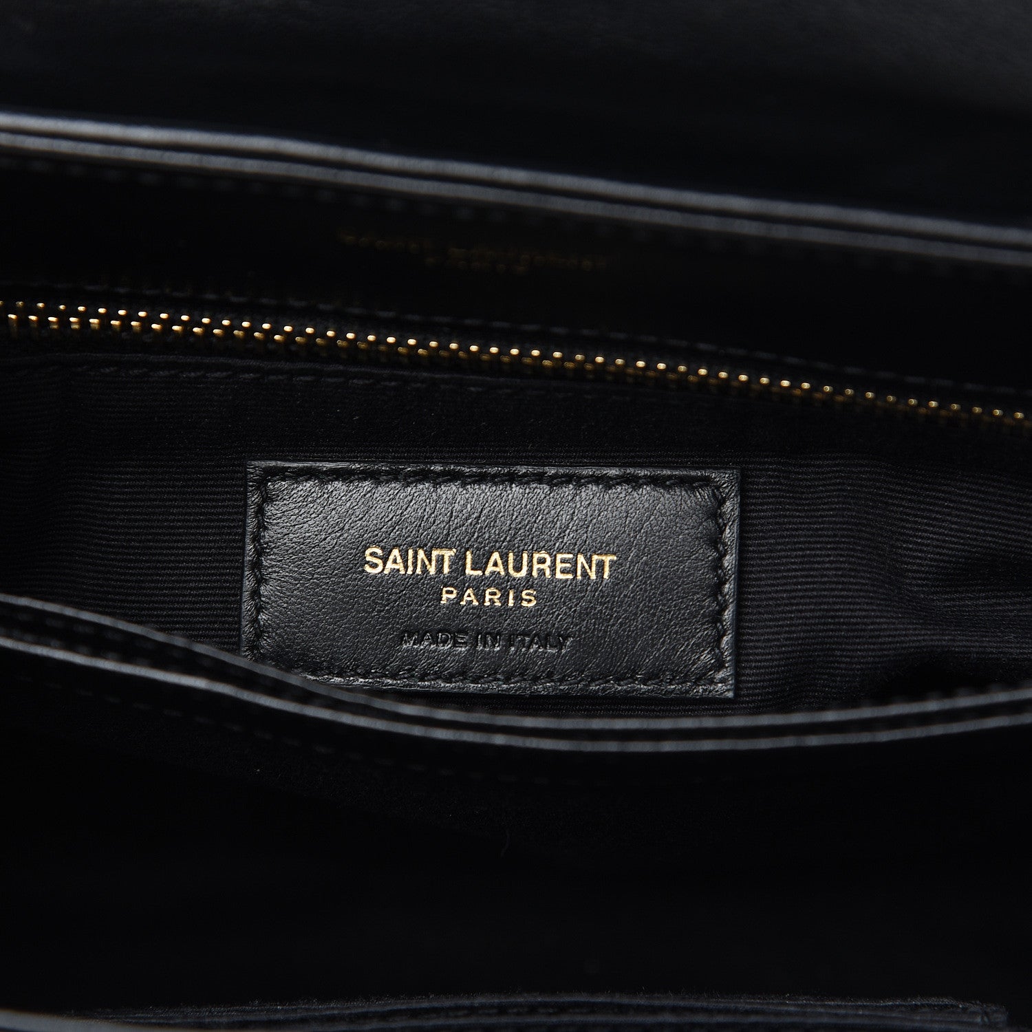 Saint Laurent Calfskin Y Quilted Monogram Toy Loulou Crossbody Bag Black 6 of 9