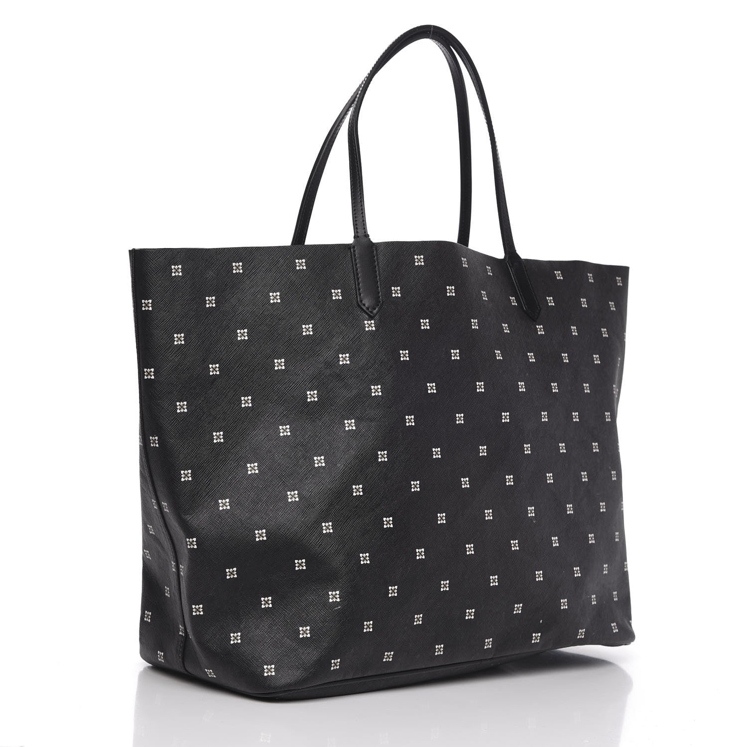 Givenchy Textured Coated Canvas Mini Lilies Print Large Antigona Tote Black 4 of 14