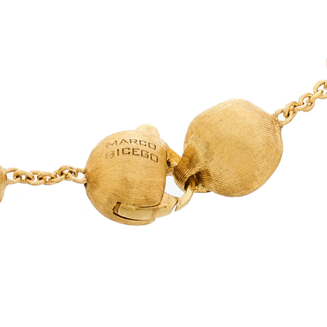 Marco Bicego 18K Yellow Gold Cultured Pearl Africa Station Bracelet 4 of 4