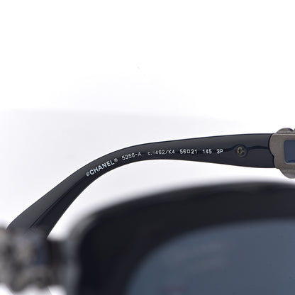 Chanel CC Butterfly Fall Sunglasses 5356 Dark Blue 5 of 9